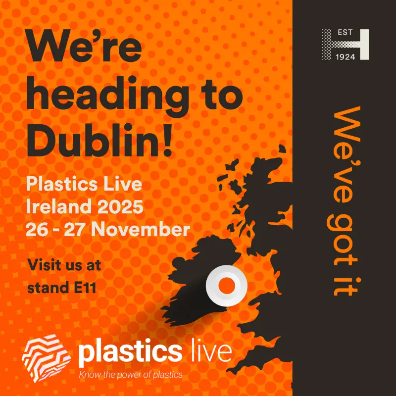 Showcasing innovation and sustainability at Plastics Live Ireland 2025 1 hardie polymers at Plastics Live ireland 2025, 26th-27th november in Dublin, stand E11
